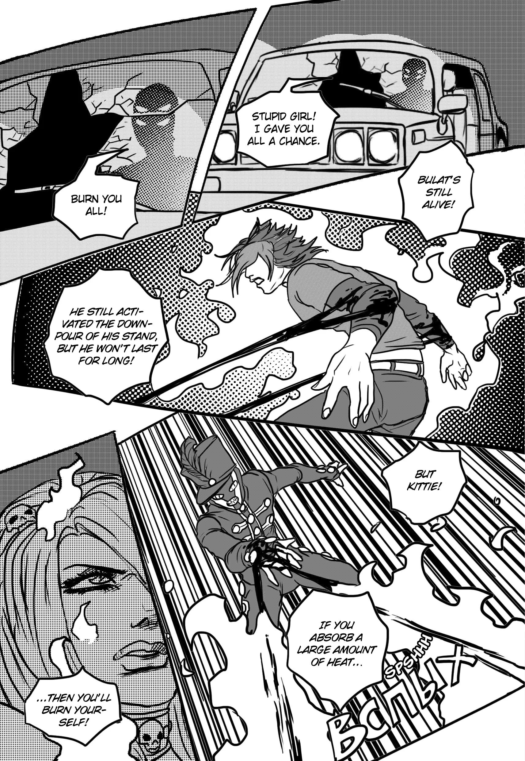 Jojo's Strange Ventures - Vol.1 Chapter 6: The Battle Behind Garages