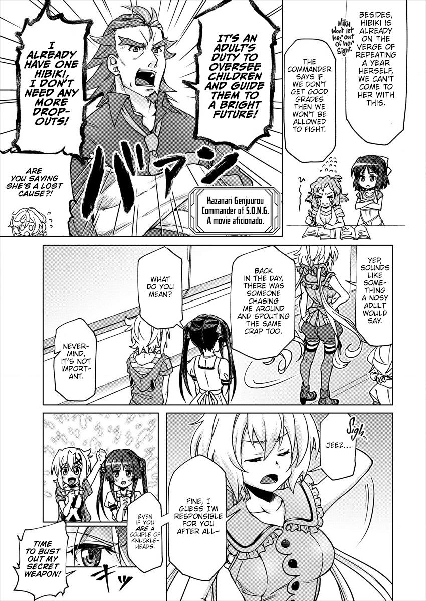 Senki Kanshoku Symphogear ~Shirabemeshi~ - Vol.1 Chapter 4: Episode 4