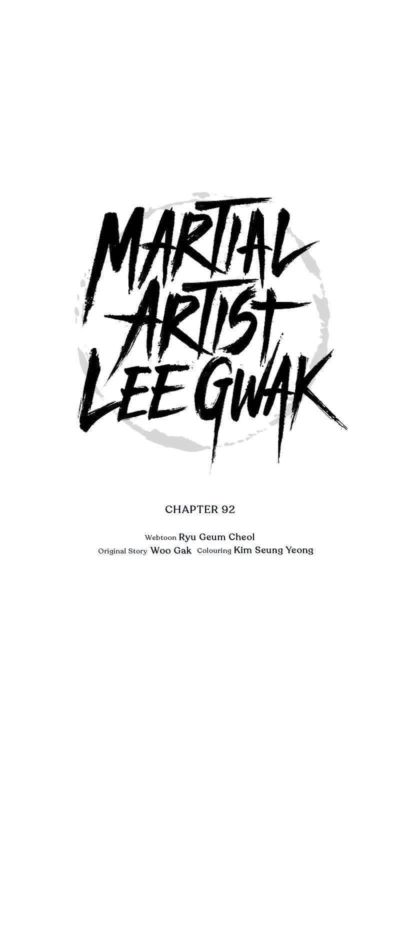 Martial Artist Lee Gwak - Chapter 92