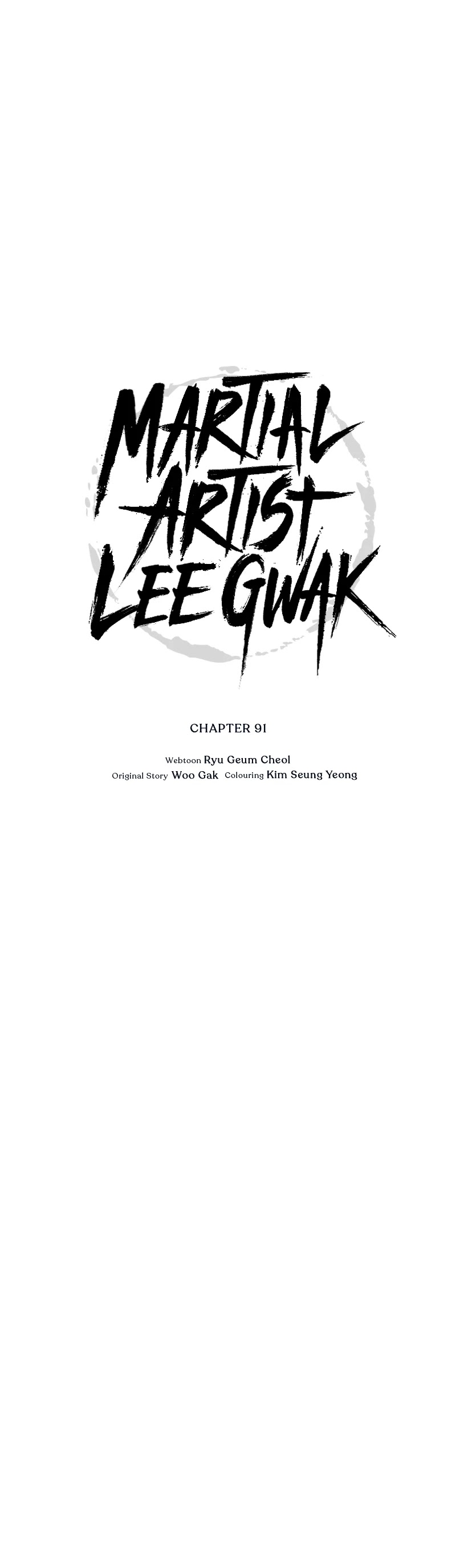 Martial Artist Lee Gwak - Chapter 91