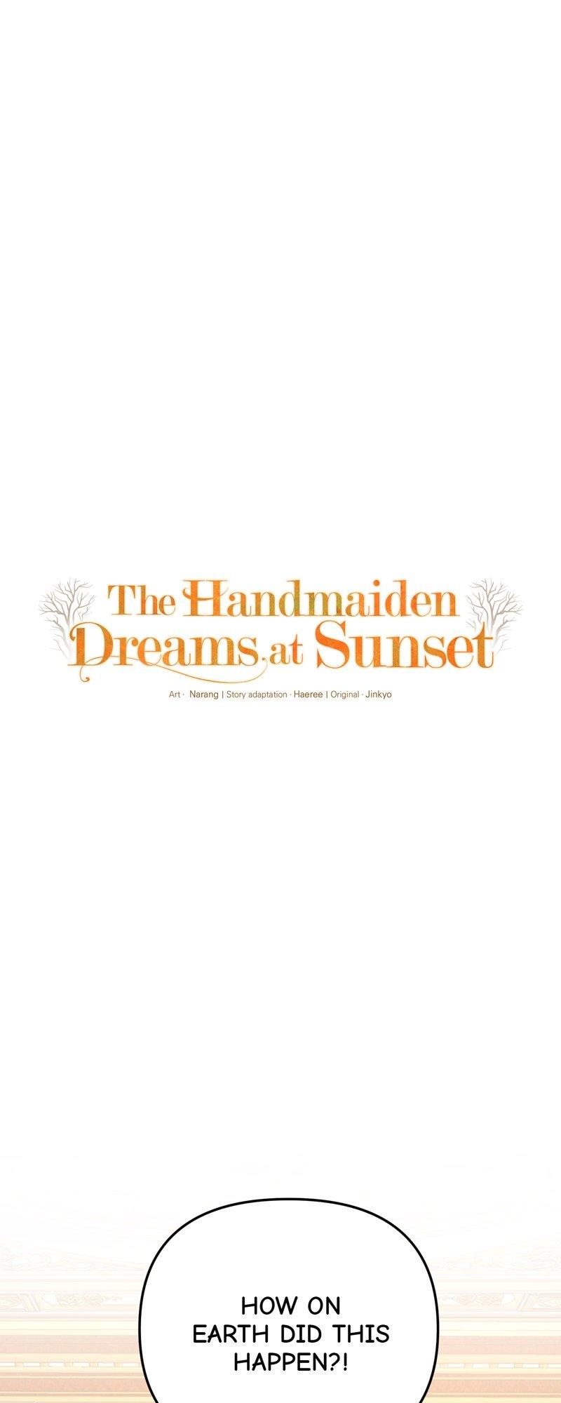 The Handmaiden Dreams At Sunset - Chapter 26