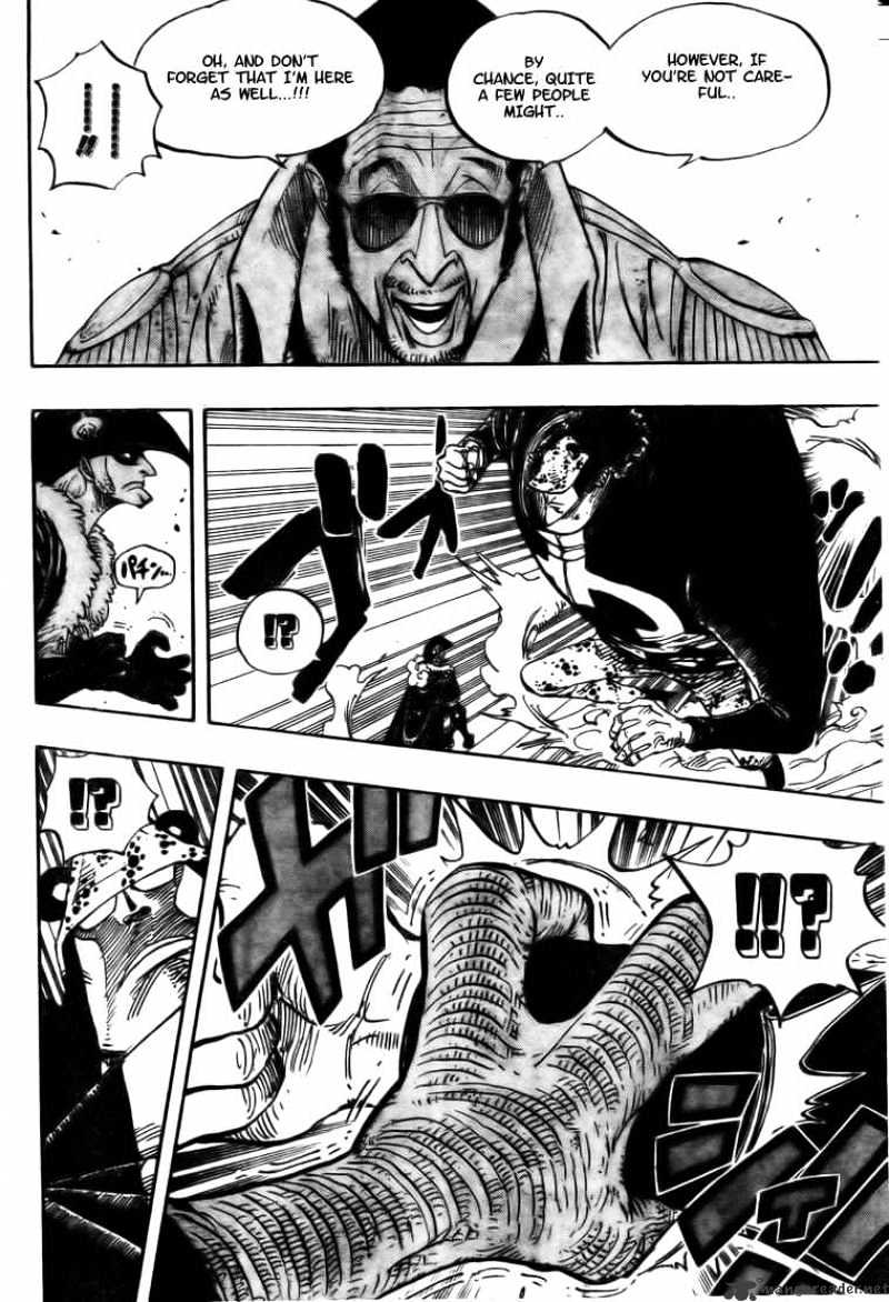 One Piece - Chapter 509 : Kizaru Vs 4 Captains