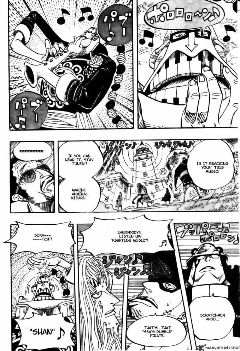 One Piece - Chapter 509 : Kizaru Vs 4 Captains