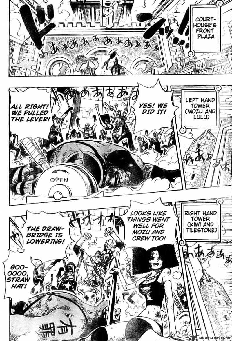 One Piece - Chapter 399 : Jump To The Fall!!