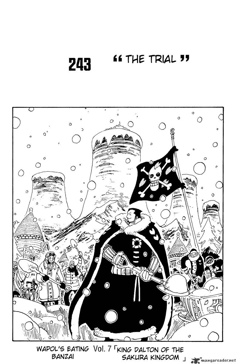 One Piece - Chapter 243 : The Trail