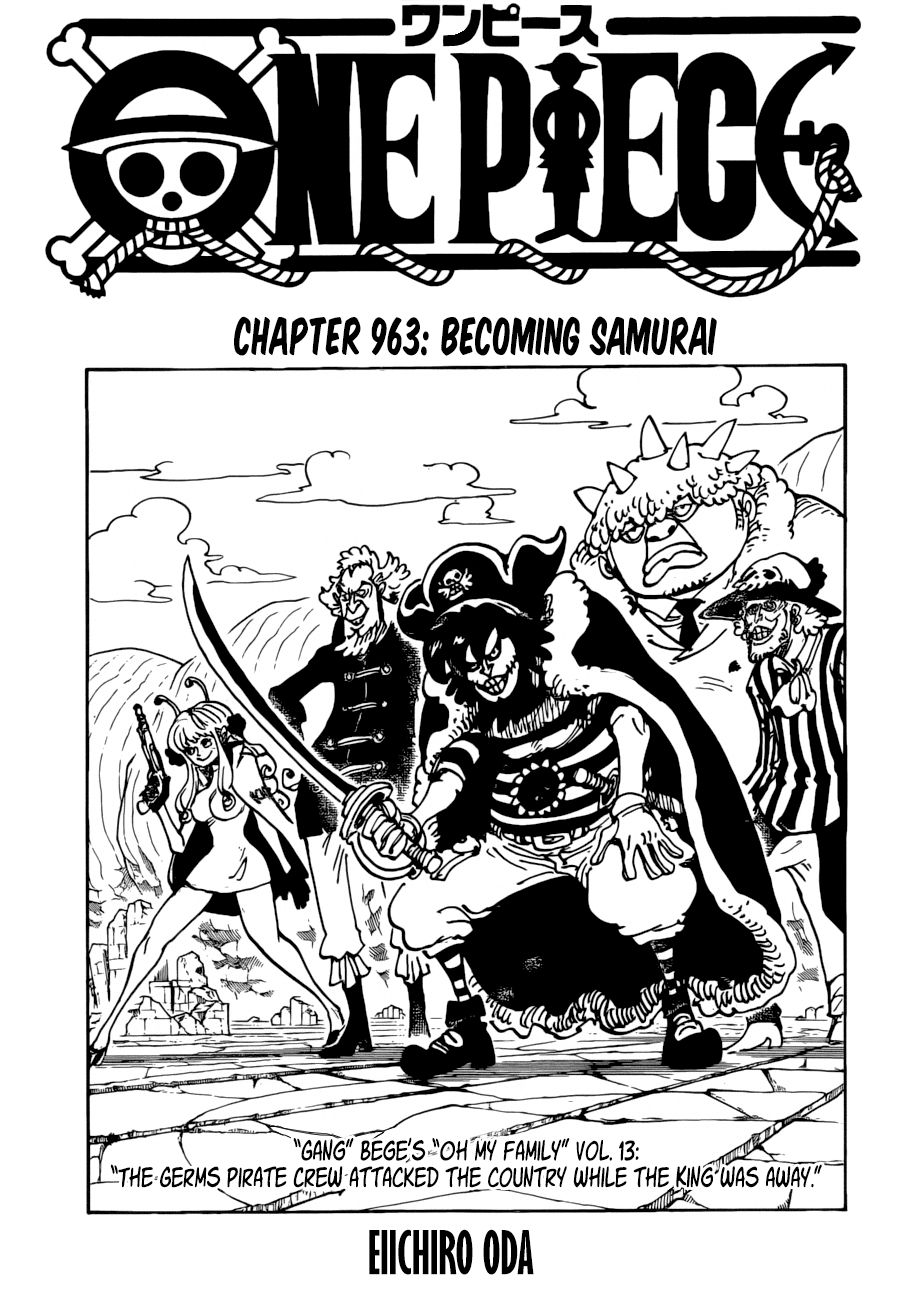 One Piece - Chapter 963: Becoming Samurai