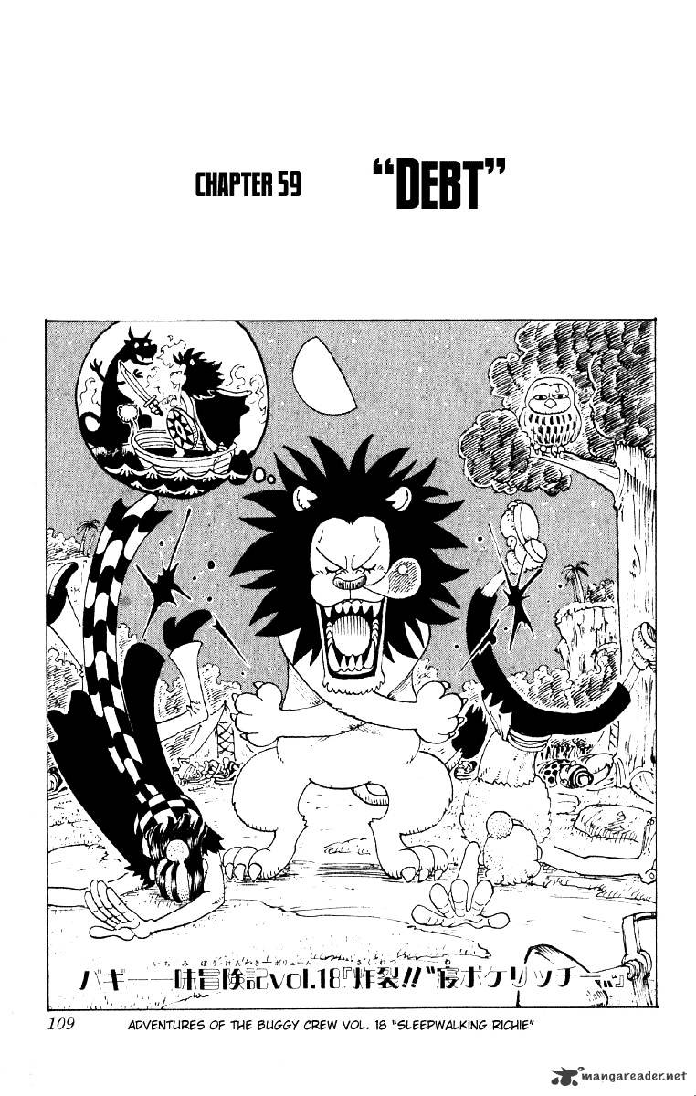 One Piece - Chapter 59 : Obligation