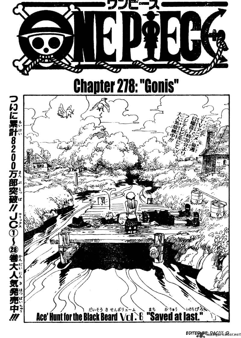 One Piece - Chapter 278 : Gonis