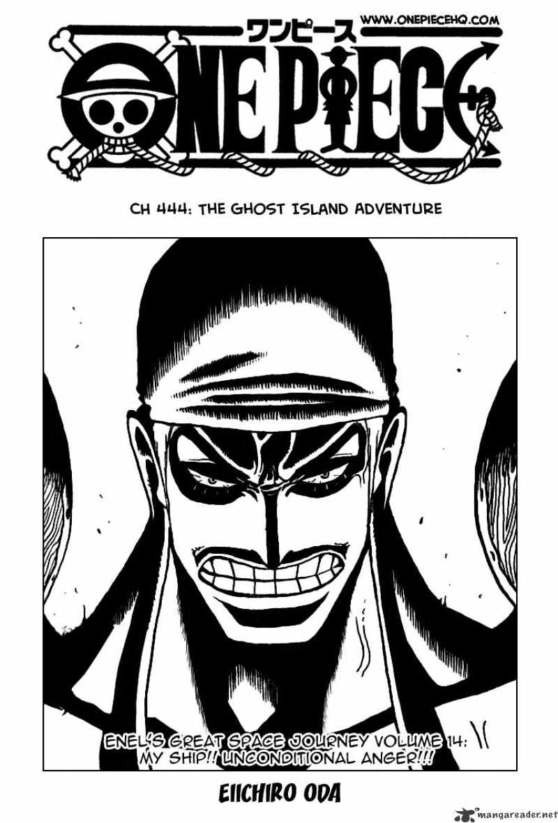 One Piece - Chapter 444 : Adventure At The Ghost Island