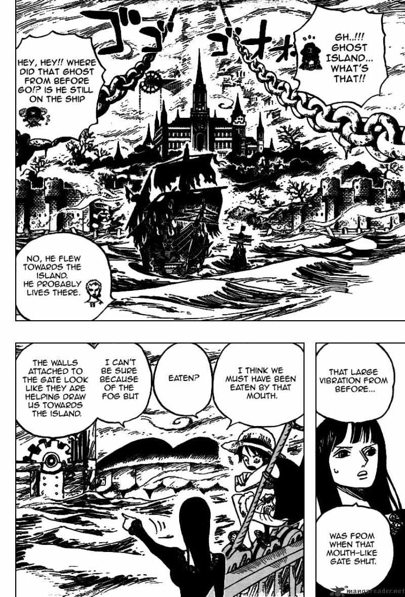 One Piece - Chapter 444 : Adventure At The Ghost Island