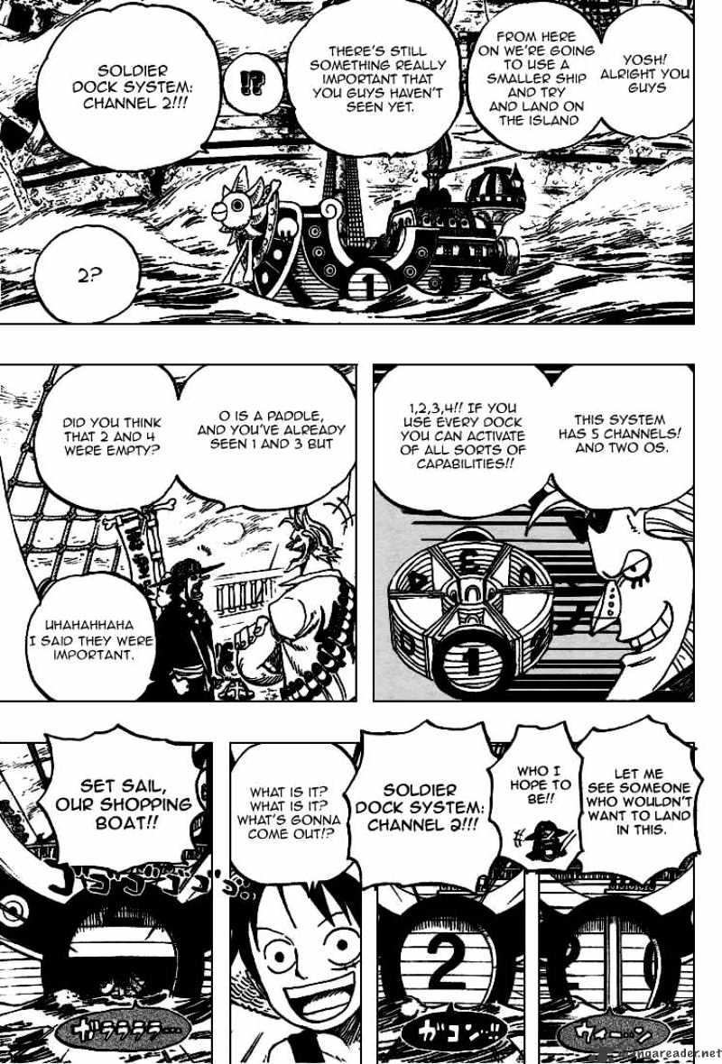 One Piece - Chapter 444 : Adventure At The Ghost Island