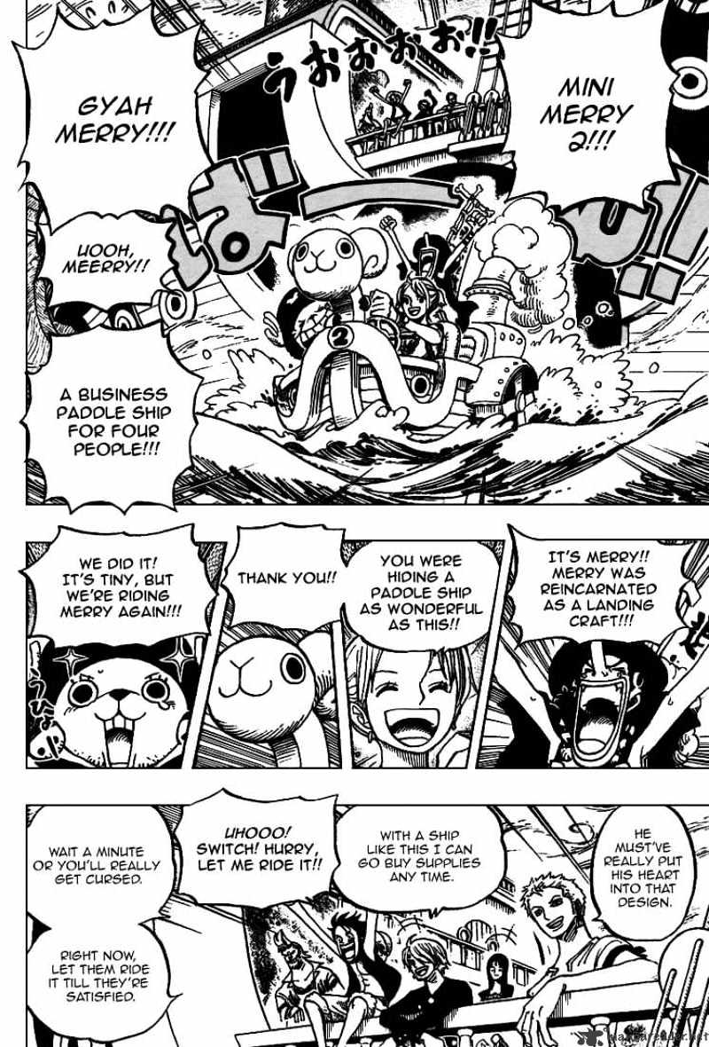 One Piece - Chapter 444 : Adventure At The Ghost Island