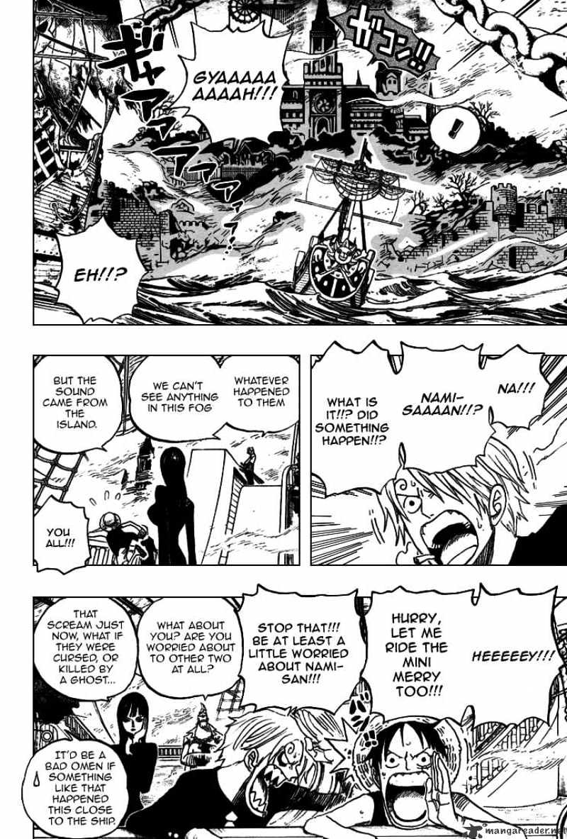 One Piece - Chapter 444 : Adventure At The Ghost Island