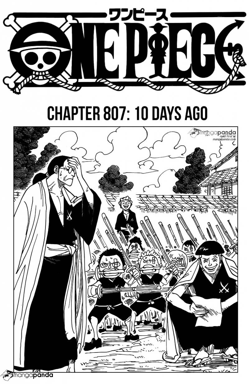 One Piece - Chapter 807 : 10 Days Ago