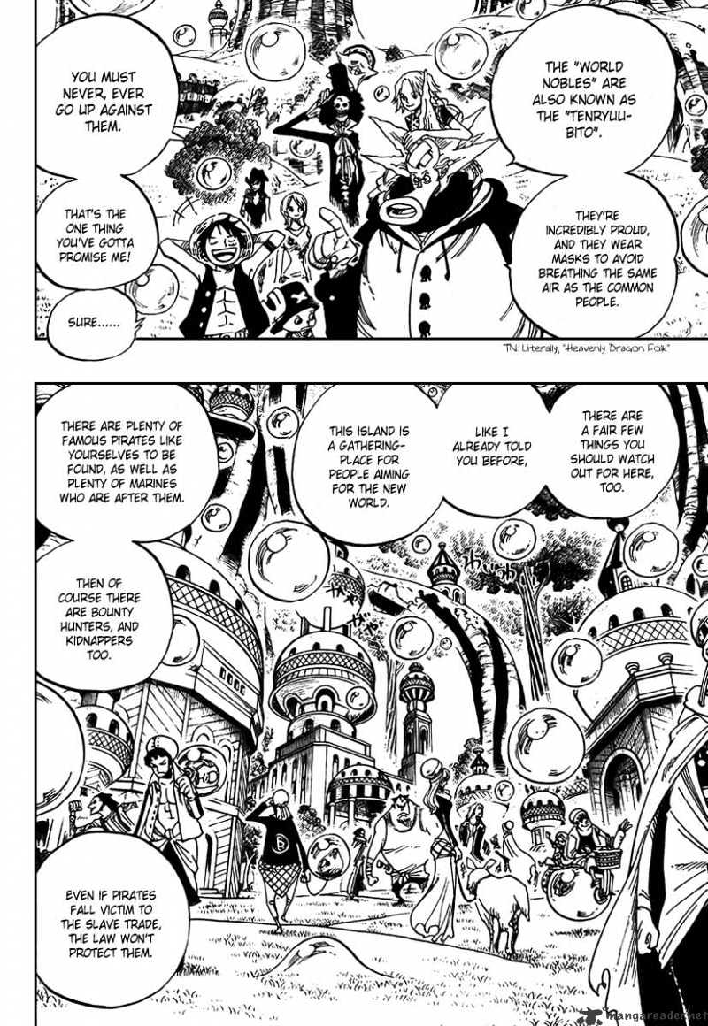 One Piece - Chapter 497 : Adventure On The Islands Of The Dancing Bubbles