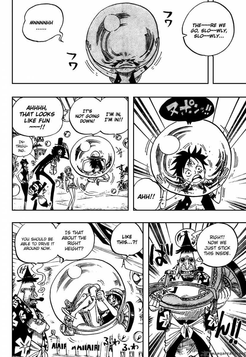 One Piece - Chapter 497 : Adventure On The Islands Of The Dancing Bubbles