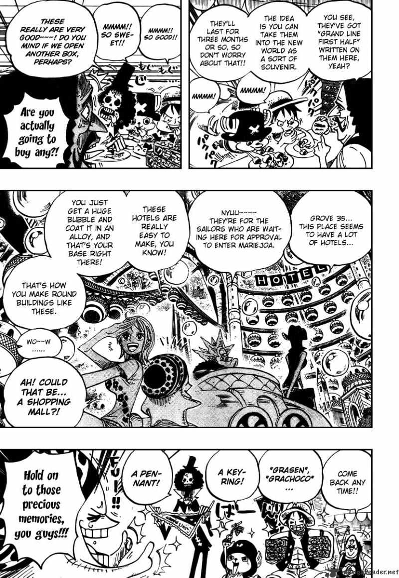 One Piece - Chapter 497 : Adventure On The Islands Of The Dancing Bubbles