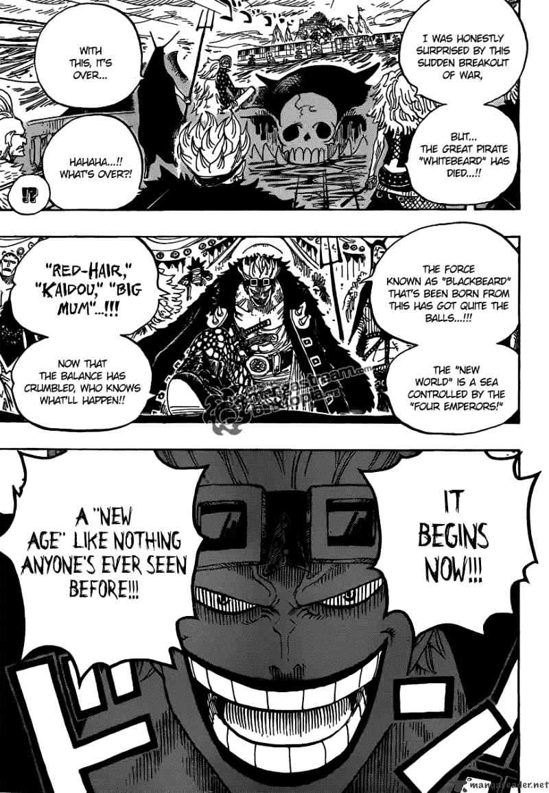 One Piece - Chapter 581 : The Creeping Future