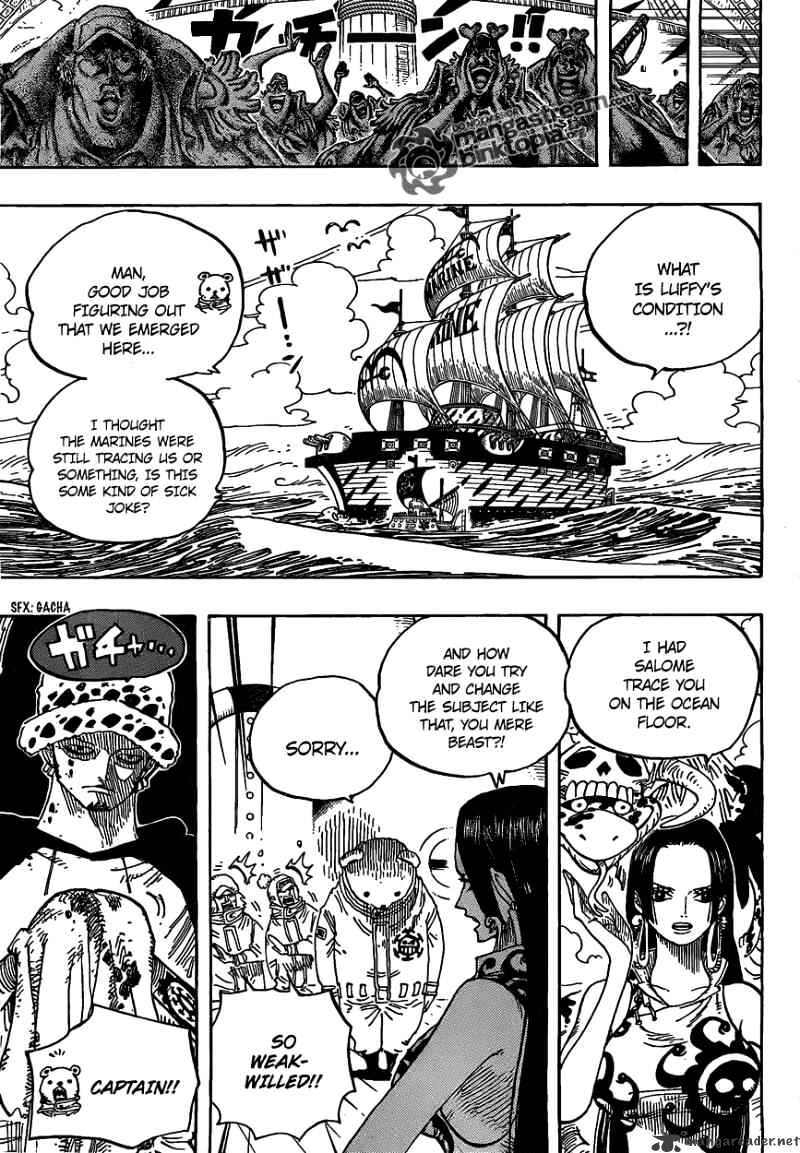 One Piece - Chapter 581 : The Creeping Future