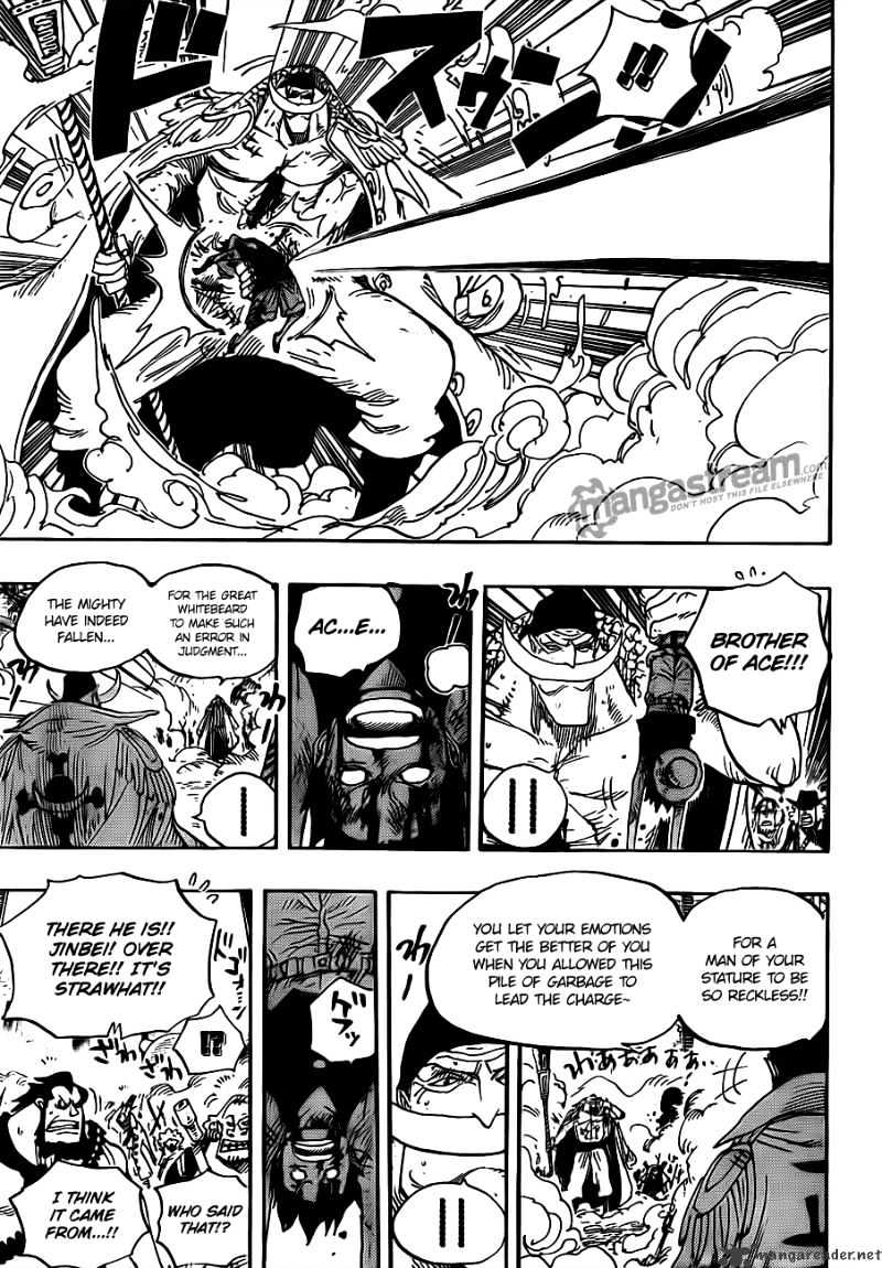 One Piece - Chapter 567 : Marineford Marine Hq Oris Plaza