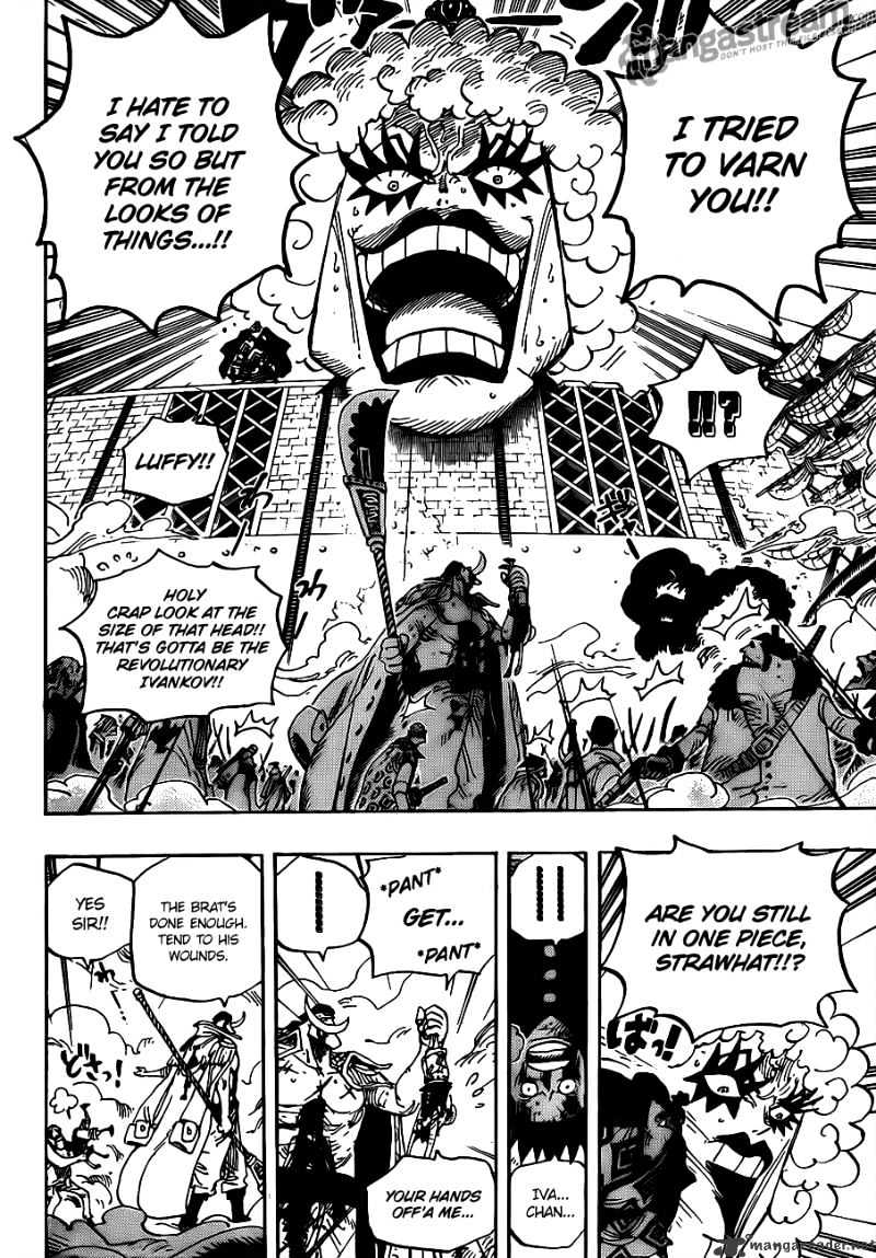 One Piece - Chapter 567 : Marineford Marine Hq Oris Plaza