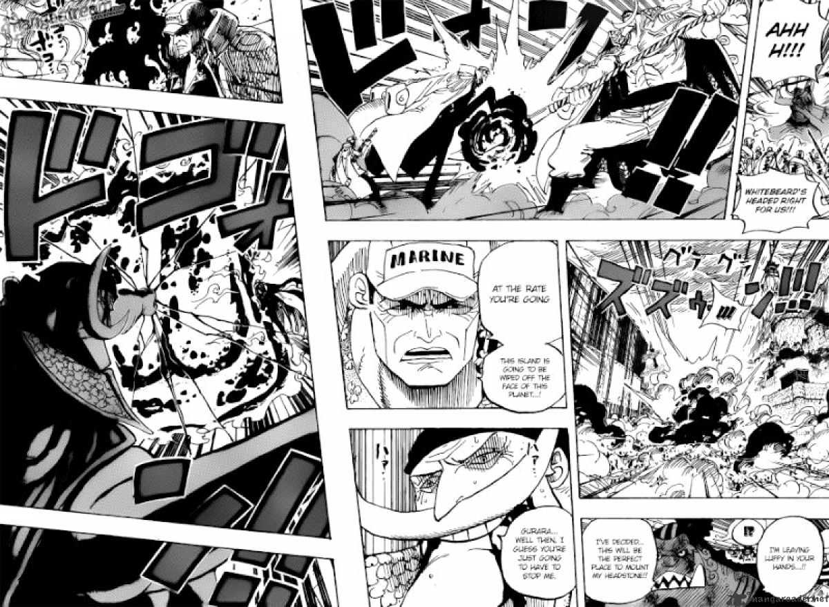 One Piece - Chapter 567 : Marineford Marine Hq Oris Plaza