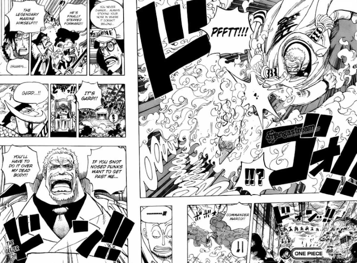 One Piece - Chapter 567 : Marineford Marine Hq Oris Plaza