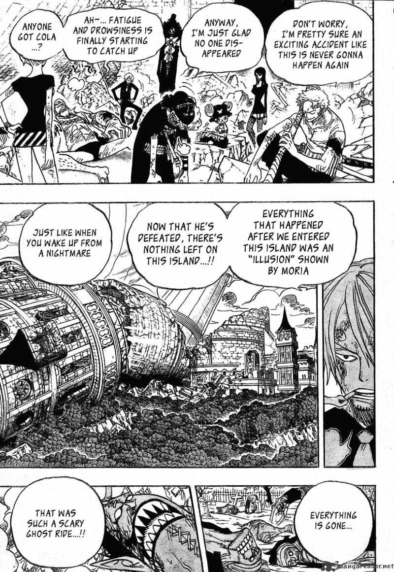 One Piece - Chapter 483 : The End Of The Dream