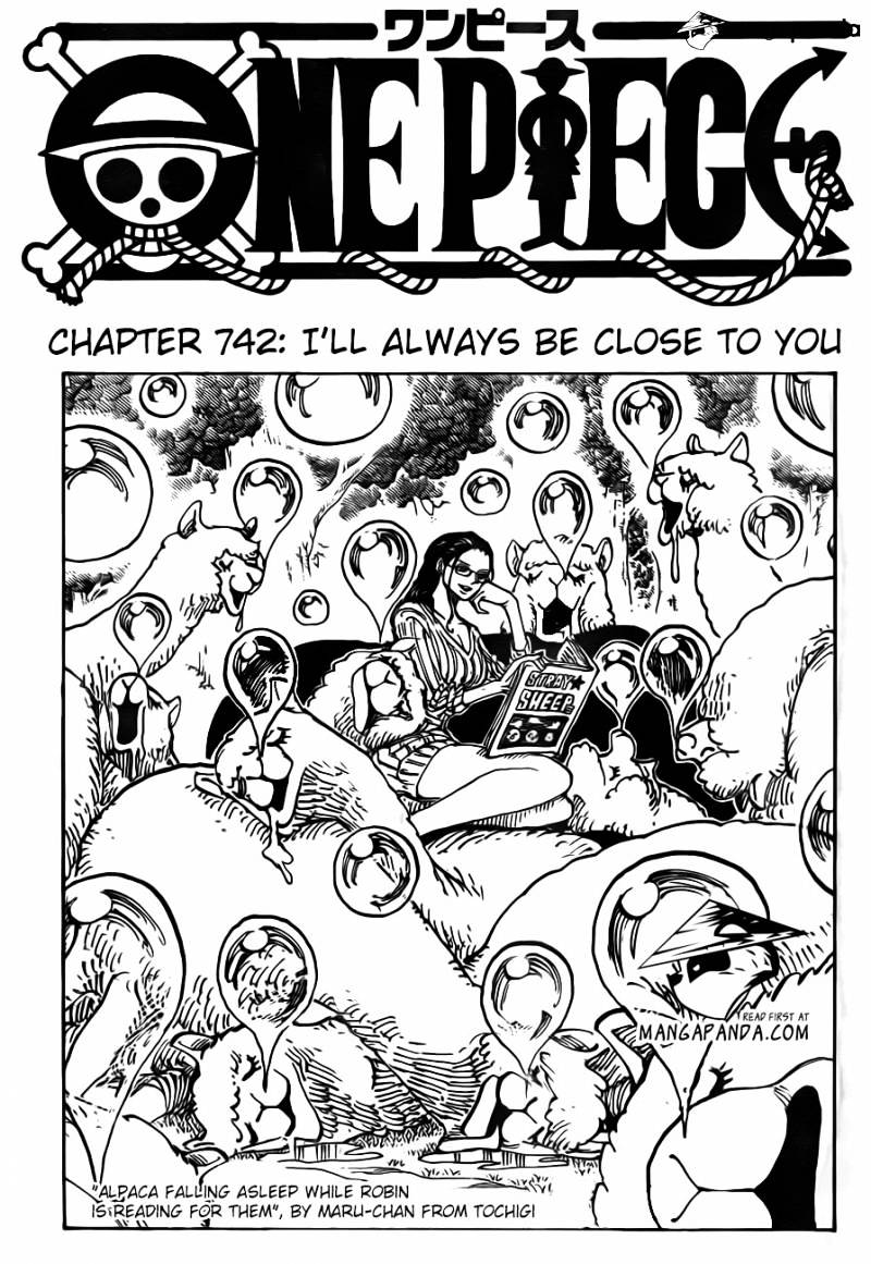 One Piece - Chapter 742 : I Ll Always Be Close To You