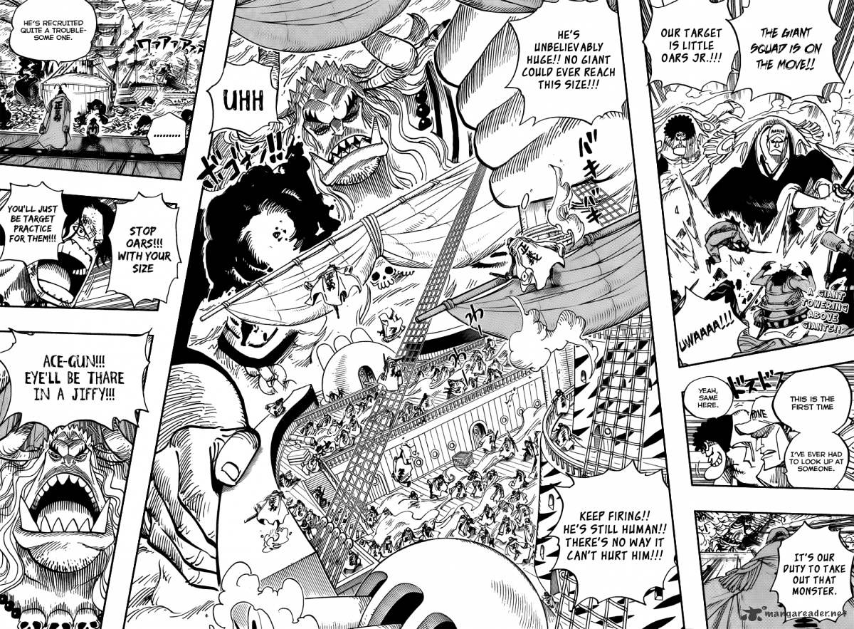 One Piece - Chapter 555 : Oars And His Hat