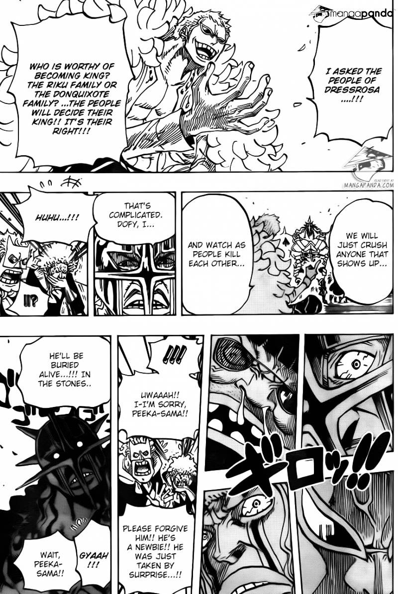 One Piece - Chapter 747 : Highest Executive Peeka