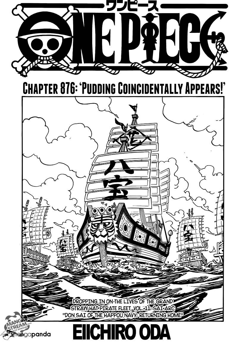 One Piece - Chapter 876 : Pudding Coincidentally Appears!