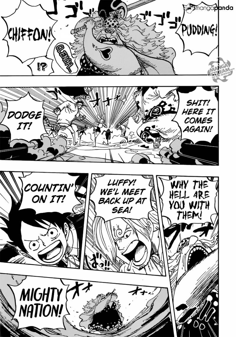 One Piece - Chapter 876 : Pudding Coincidentally Appears!