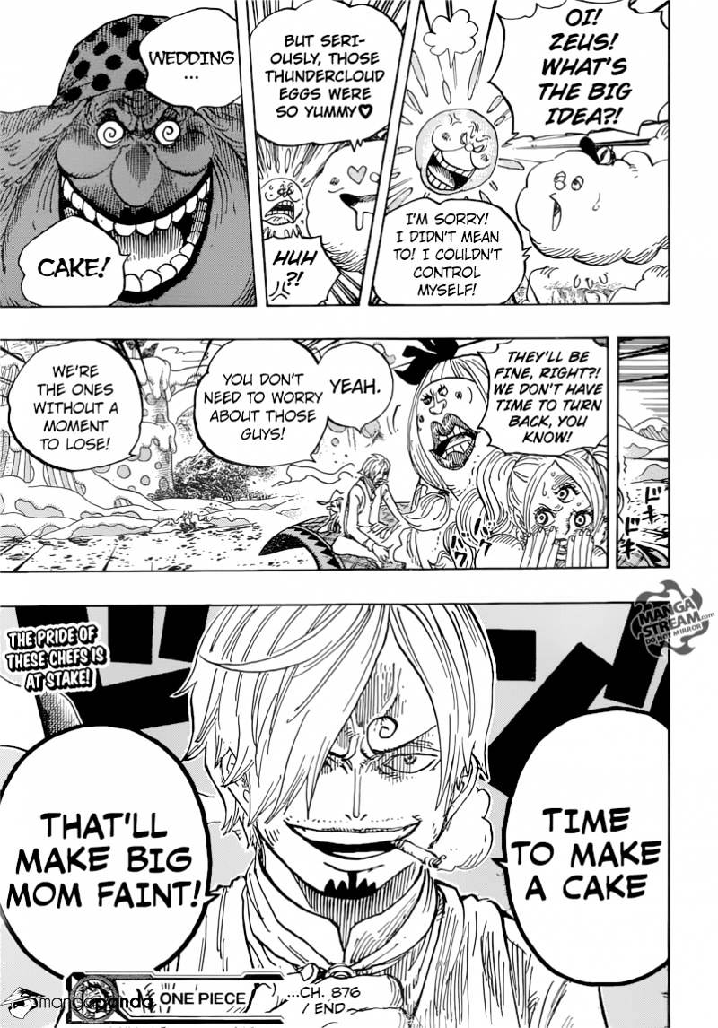 One Piece - Chapter 876 : Pudding Coincidentally Appears!