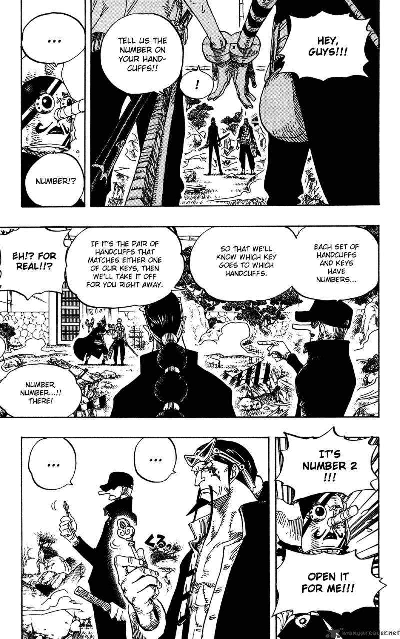 One Piece - Chapter 402 : Handcuff Number 2