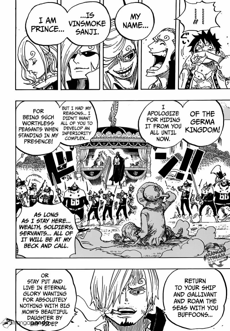 One Piece - Chapter 843 : Vinsmoke Sanji