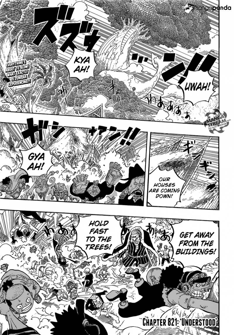 One Piece - Chapter 821 : Understood