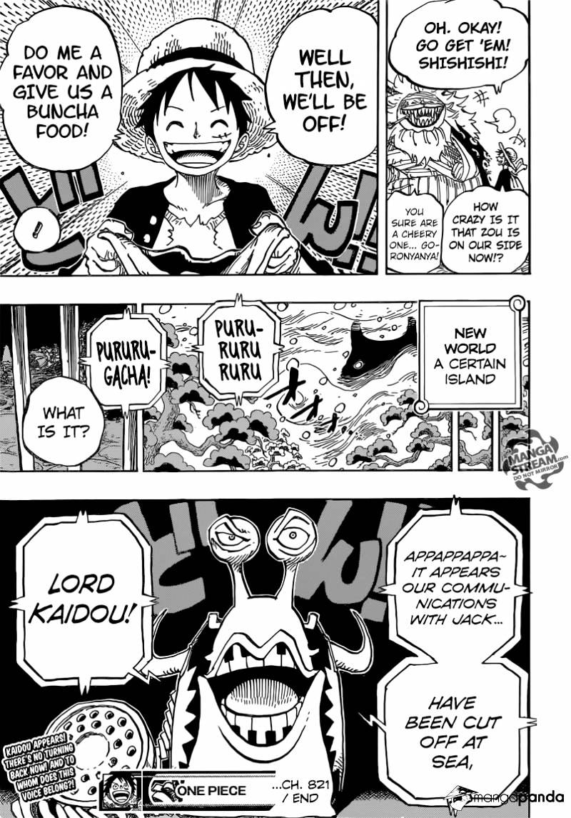 One Piece - Chapter 821 : Understood