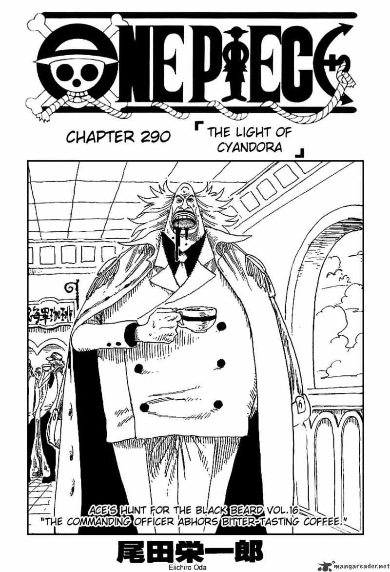 One Piece - Chapter 290 : The Light Of Cyandora