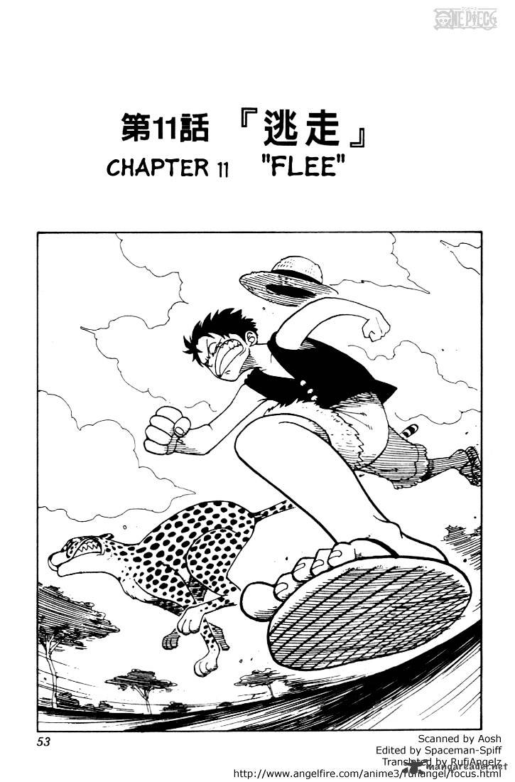 One Piece - Chapter 11 : Flee