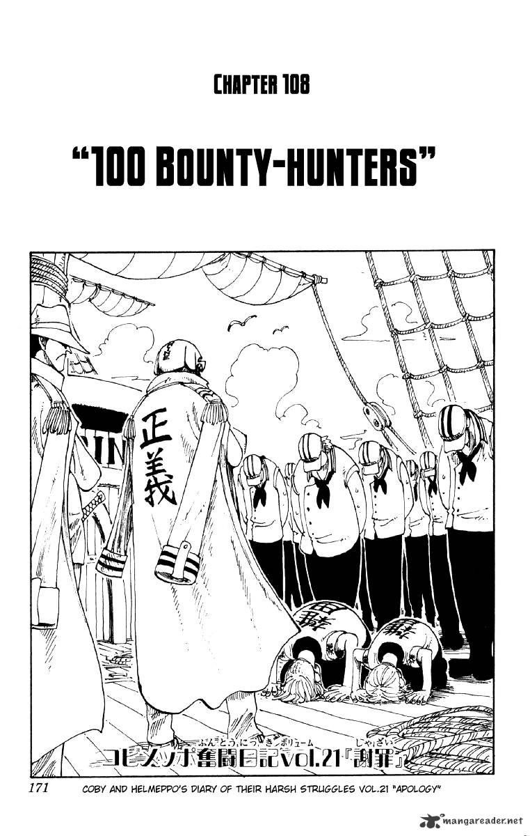 One Piece - Chapter 108 : One Hundred Hunters