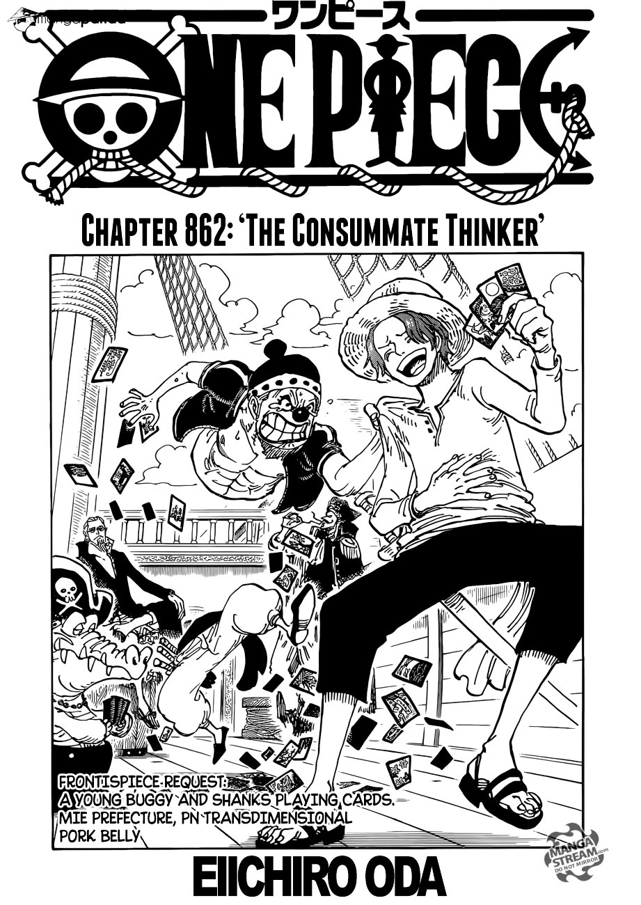 One Piece - Chapter 862 : The Consummate Thinker