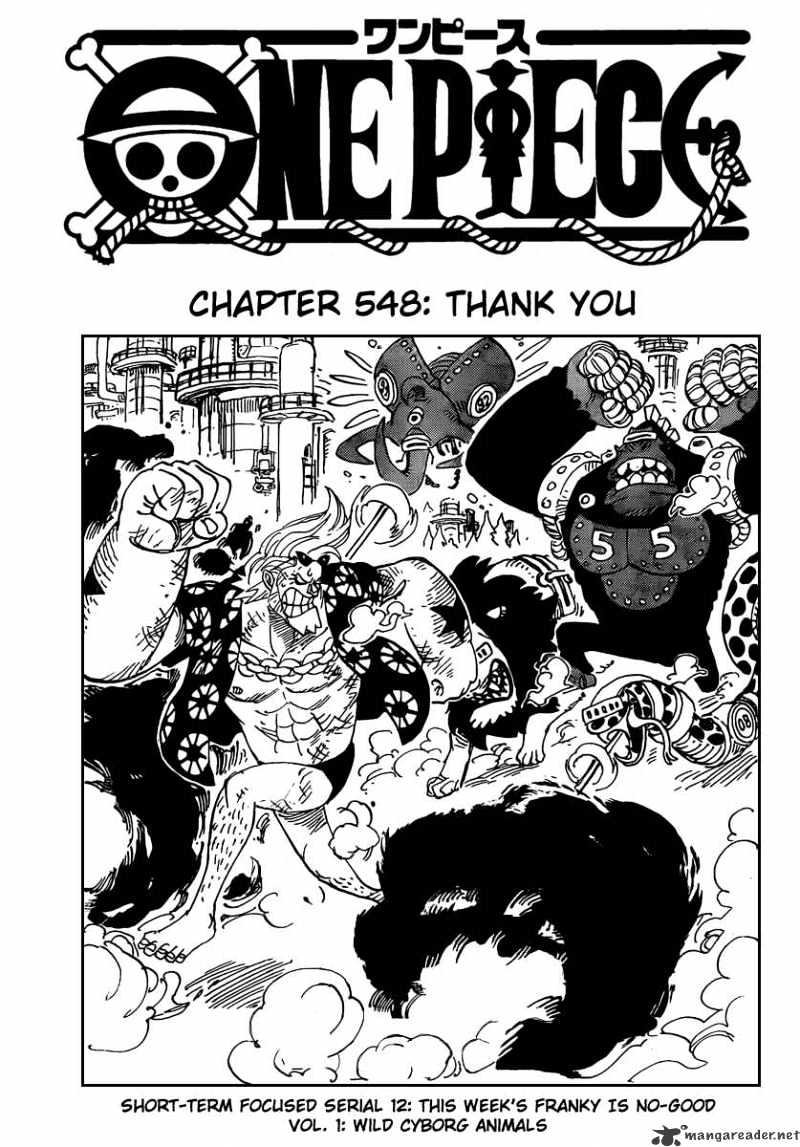 One Piece - Chapter 548 : Thank You