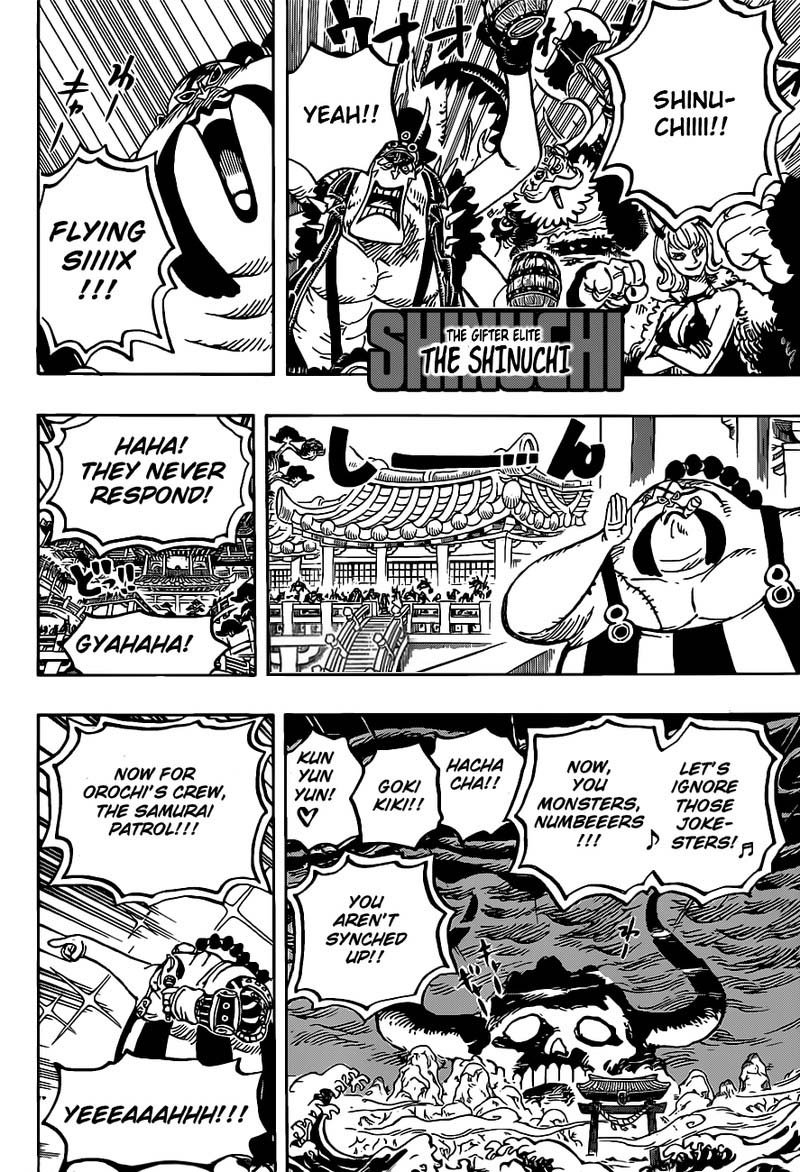 One Piece - Chapter 978: Introducing The Tobi Roppo