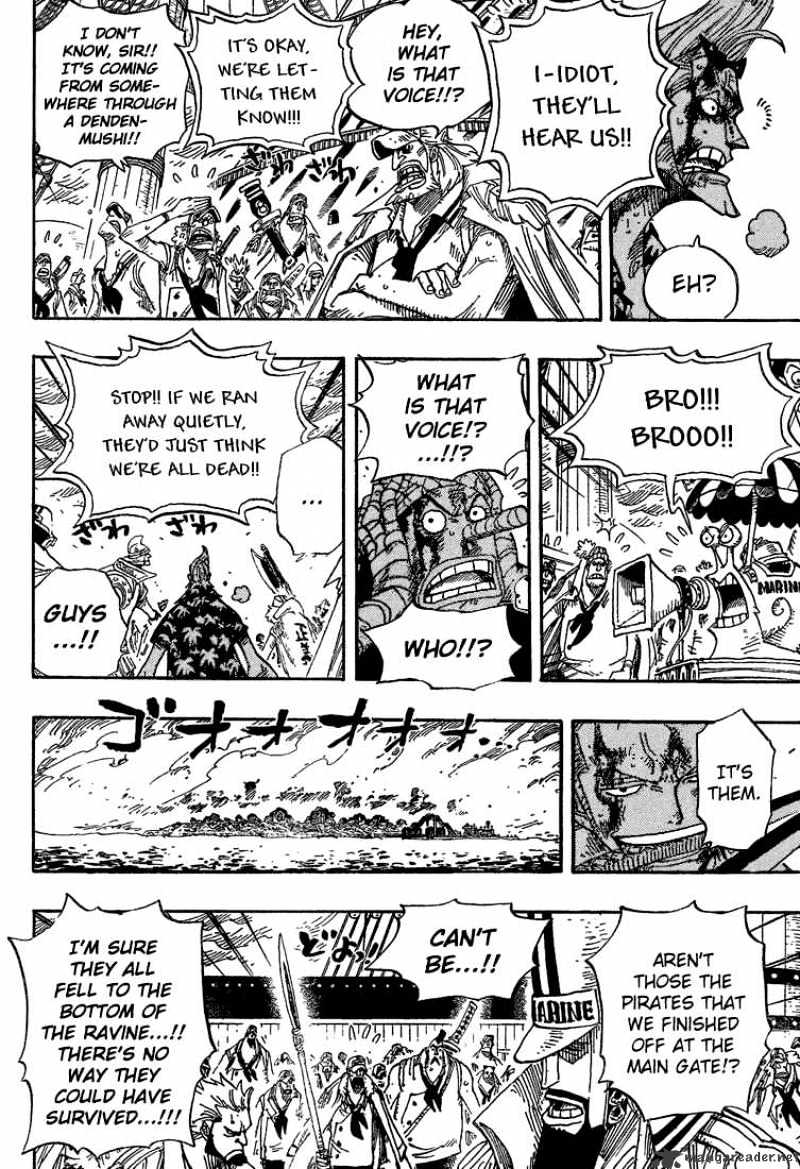 One Piece - Chapter 428 : Let S Go Back