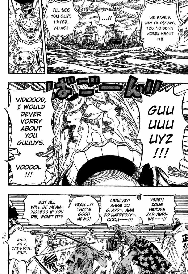 One Piece - Chapter 428 : Let S Go Back