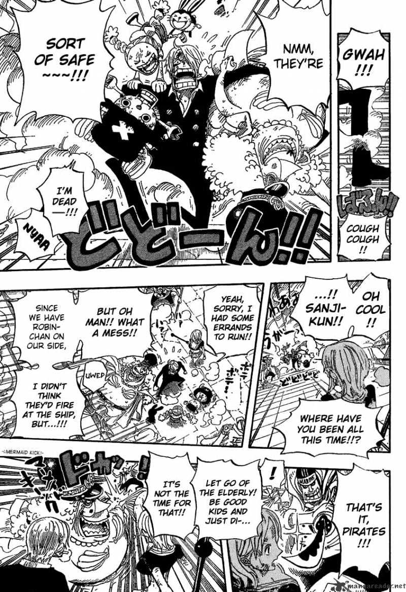 One Piece - Chapter 428 : Let S Go Back