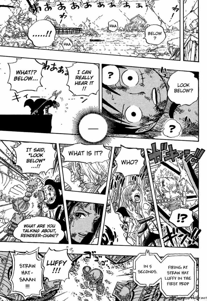 One Piece - Chapter 428 : Let S Go Back