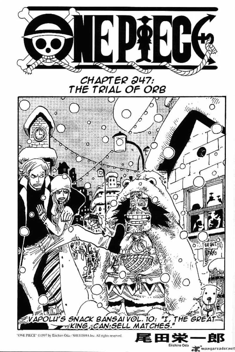 One Piece - Chapter 247 : Trail Of Balls