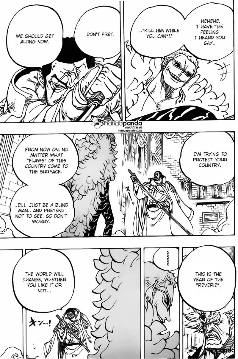 One Piece - Chapter 735 : Fujitora S Intentions